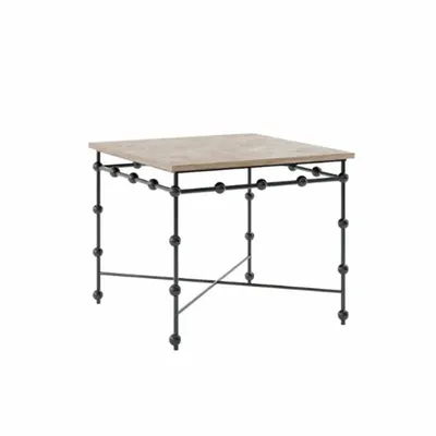 Lawn tables - Wrought iron side table - GUADARTE