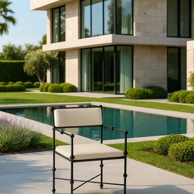 Lawn armchairs - Wrought iron armchair - GUADARTE