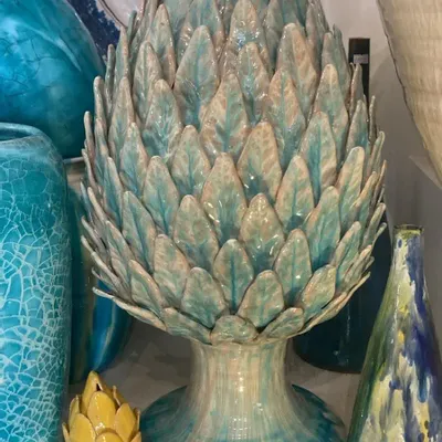 Céramique - ARTICHOKE PINE CONE - DARIO MAGRO CERAMICHE SICILY