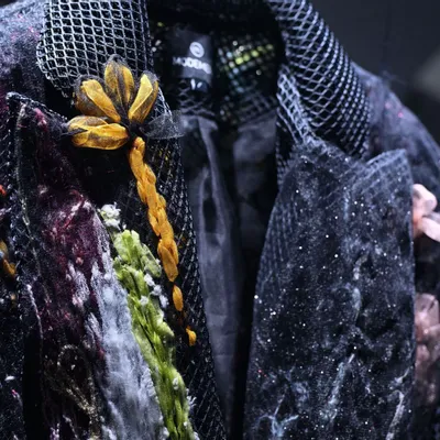 Apparel - "Night Garden" Embroidered Weaving-art Jacket - LUMINANCE BY SIMON YAM