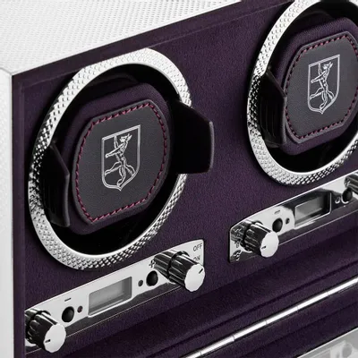 Other smart objects - SILVER - Double Watch Winder - WOLF