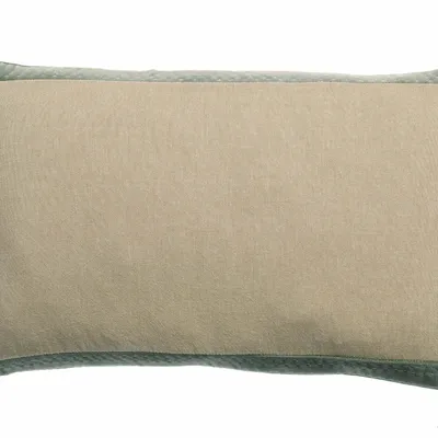 Coussins - Coussin Elise Chambray Verveine 30 x 50 - MAISON VIVARAISE - SDE VIVARAISE WINKLER
