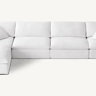 Sofas - CLOUD MODULAR 5-PIECE CHAISE SECTIONAL - RH
