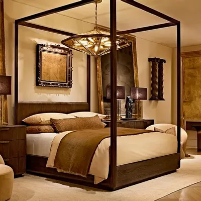 Beds - Ciro Canopy Bed - RH