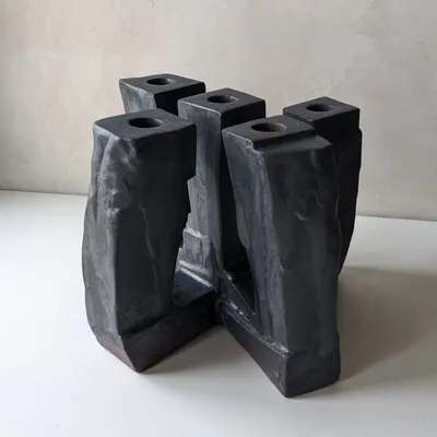 Ceramic - Five-armed candle holder - KINER CERAMICS