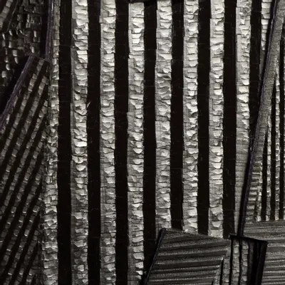 Sculptures, statuettes and miniatures - SILK SHELL 1: wooden sculpture - geometric shapes and design - NILS ORM