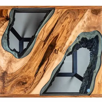 Unique pieces - Coffee table\" The Two Lakes\ " - HERON DESIGN