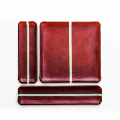 Design objects - series of table tray in Murano Glas - MEMMO-VENEZIA S.R.L.