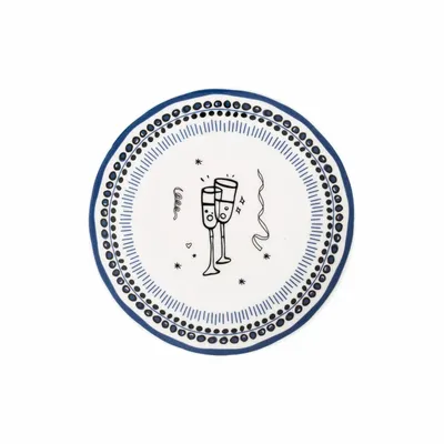 Platter and bowls - Holiday Collection Dessert Plate - ATÖLYE SIR