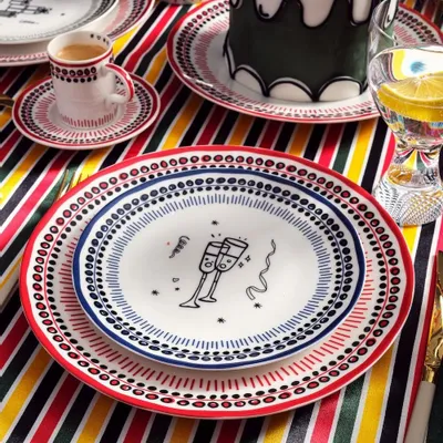 Plats et saladiers - Assiette à dessert Holiday Collection - ATÖLYE SIR