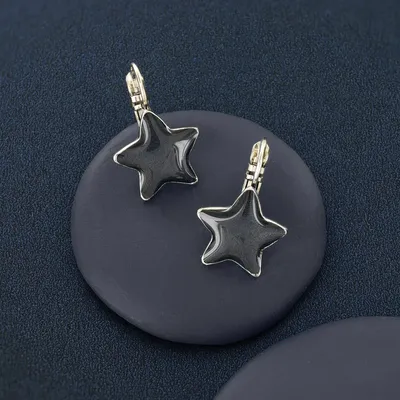 Bijoux - DORMEUSES SUPER MIAOU COULEUR ARGENT NOIR - TARATATA BIJOUX