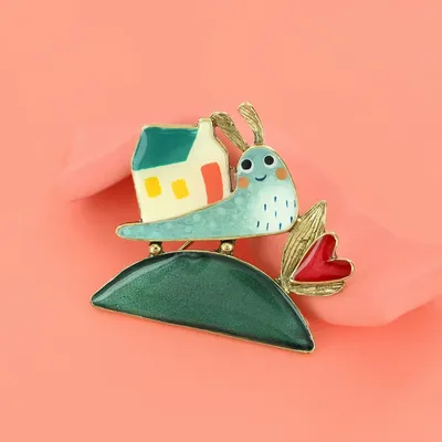 Jewelry - SWEET HOME BRONZE MULTI BROOCH - TARATATA BIJOUX