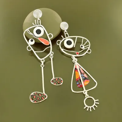 Jewelry - SILVER MULTI-COLOR FILIPENDULE CHIPS - TARATATA BIJOUX