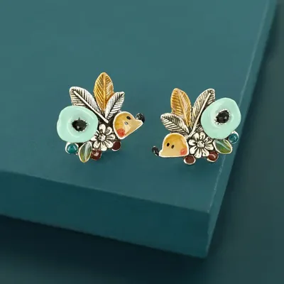 Jewelry - MINI CHIPS, SILVER AND BLUE COLOUR - TARATATA BIJOUX