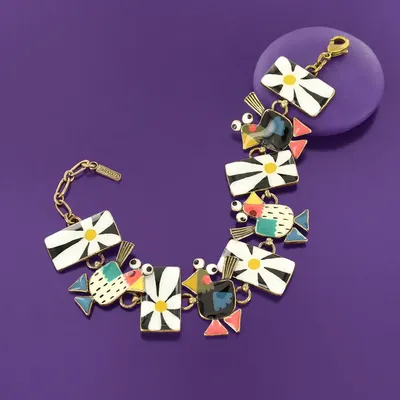 Jewelry - ROLL MY CHICKEN BRACELET BRONZE MULTI - TARATATA BIJOUX