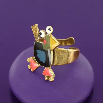 Jewelry - ROLL MY CHICKEN RING BRONZE MULTI - TARATATA BIJOUX