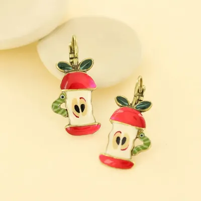 Jewelry - Red Bronze Seed Sleepers - TARATATA BIJOUX