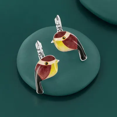 Jewelry - FABULOUS SLEEPERS SILVER RED COLOR - TARATATA BIJOUX