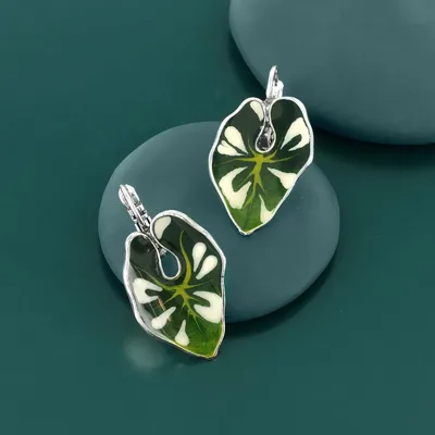 Jewelry - FABULOUS SLEEPERS SILVER GREEN COLOR - TARATATA BIJOUX