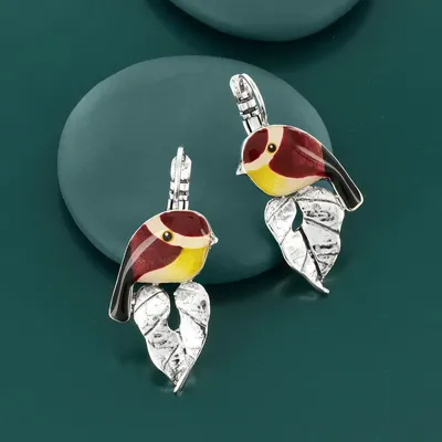 Jewelry - FABULOUS SLEEPERS SILVER RED COLOR - TARATATA BIJOUX