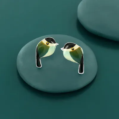 Jewelry - FABULOUS SILVER GREEN CHIPS - TARATATA BIJOUX