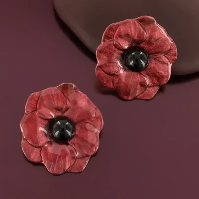 Jewelry - CARMEN FLEA MARKS GOLD RED - TARATATA BIJOUX