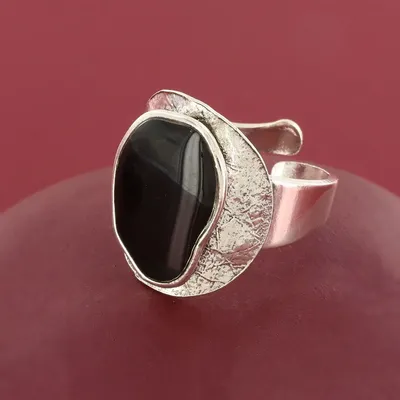 Jewelry - RING DO NOT MOVE SILVER BLACK COLOR - TARATATA BIJOUX