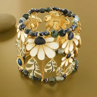 Jewelry - ZEN BRACELET GOLD COLOUR MULTI - TARATATA BIJOUX