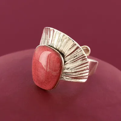 Bijoux - BAGUE ETINCELLE COULEUR ARGENT ROUGE - TARATATA BIJOUX