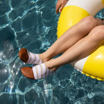 Mode enfantine - Chaussons souples tout terrain - Les Petits Marins Camel - LES PAS PETITS