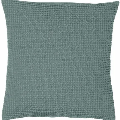 Cushions - Cushion Recycled Maia Vert De Gris 45 X 45 - MAISON VIVARAISE - SDE VIVARAISE WINKLER