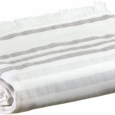 Linge de lit - Drap hammam recyclé Samoa Tonnerre 100 x 200 - MAISON VIVARAISE - SDE VIVARAISE WINKLER