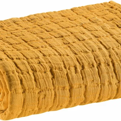 Plaids - Plaid Swami Safran 130 x 200 - MAISON VIVARAISE - SDE VIVARAISE WINKLER