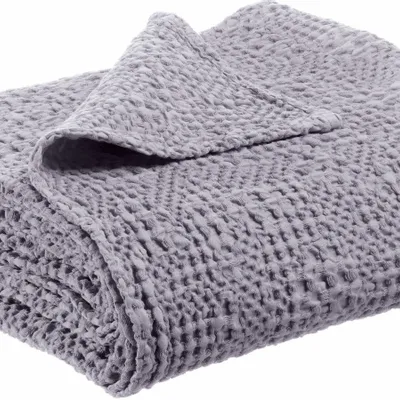 Linge de lit - Jeté Tana Brume 240 x 260 - MAISON VIVARAISE - SDE VIVARAISE WINKLER