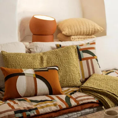 Linge de lit - Jeté Tana Gold 240 x 260 - MAISON VIVARAISE - SDE VIVARAISE WINKLER