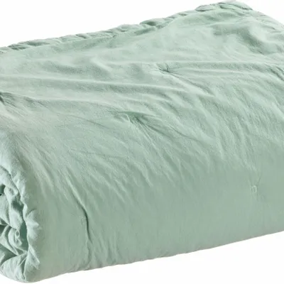 Linge de lit - Jeté de lit Tika Opaline 240 x 260 - MAISON VIVARAISE - SDE VIVARAISE WINKLER