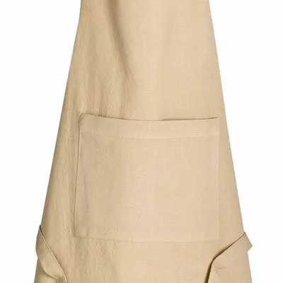 Aprons - Ada Camel 72 x 85" Recycled Cooking Apron - MAISON VIVARAISE - SDE VIVARAISE WINKLER