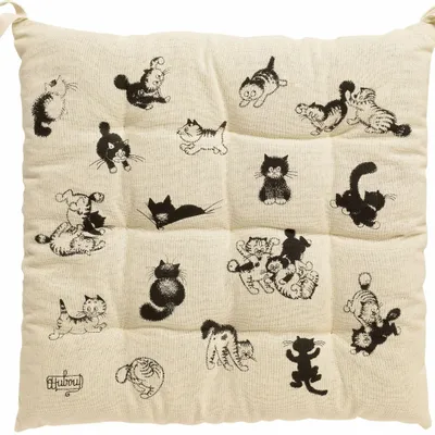 Chairs - Dubout 9-Point Chair Cushion Beige 40 X 40 X 3 - MAISON VIVARAISE - SDE VIVARAISE WINKLER