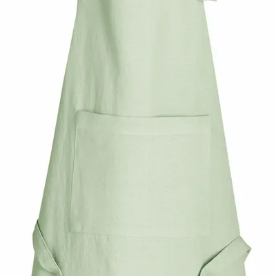 Tabliers de cuisine - Tablier de cuisine recyclé Ada Céladon 72 x 85 - MAISON VIVARAISE - SDE VIVARAISE WINKLER