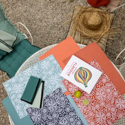 Chairs - Recycled Chair Pad Grace Paon 40 X 40 X 3 - MAISON VIVARAISE - SDE VIVARAISE WINKLER