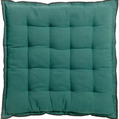 Chaises - Galette de chaise Grace recyclée Paon 40 x 40 x 3 cm - MAISON VIVARAISE - SDE VIVARAISE WINKLER