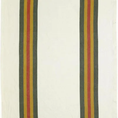 Torchons - Torchon recyclé lavé Yuna Sapin/naturel 50 x 70 - MAISON VIVARAISE - SDE VIVARAISE WINKLER