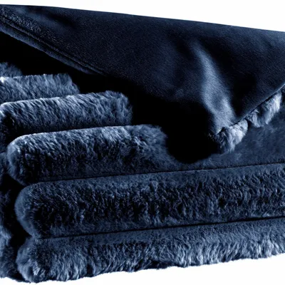 Bed linens - Alice Bed Throw Marine 240 X 260 - MAISON VIVARAISE - SDE VIVARAISE WINKLER