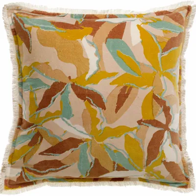 Cushions - Alina Printed Cushion Dragée 45 X 45 - MAISON VIVARAISE - SDE VIVARAISE WINKLER