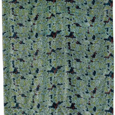 Throw blankets - Ariane Printed Throw Blanket Pétrole 135 X 200 - MAISON VIVARAISE - SDE VIVARAISE WINKLER