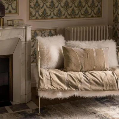 Plaids - Plaid Betani Neige 130 x 160 - MAISON VIVARAISE - SDE VIVARAISE WINKLER