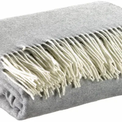 Throw blankets - Carina Throw Blanket Perle 130 X 190 - MAISON VIVARAISE - SDE VIVARAISE WINKLER