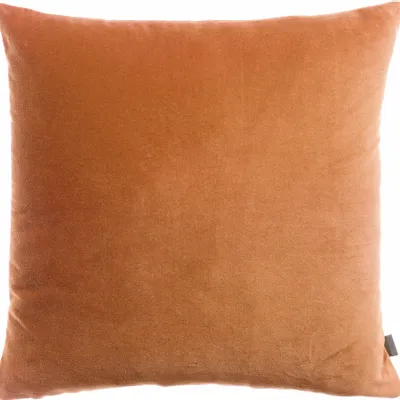 Coussins - Coussin uni Elise Rouille 45 x 45 - MAISON VIVARAISE - SDE VIVARAISE WINKLER