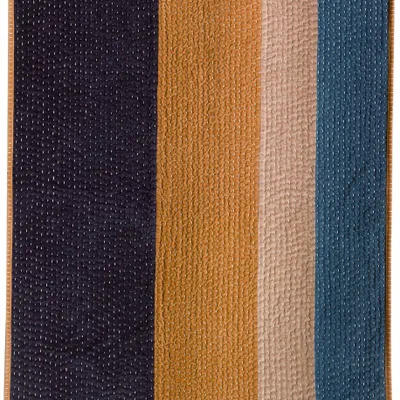 Bed linens - Elise Patchs Duvet Cobalt 80 X 180 - MAISON VIVARAISE - SDE VIVARAISE WINKLER