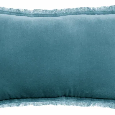 Cushions - Plain Cushion Fara Acier 30 X 50 - MAISON VIVARAISE - SDE VIVARAISE WINKLER